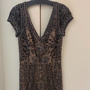 Davids Mother of the Bride Gown  Size 8 Taupe